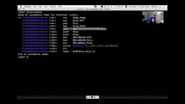 Reverse Engineering with GDB смотреть онлайн