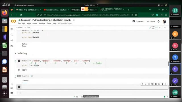 DSA | Python Bootcamp - Session 2 | Parottasalna | Tamil смотреть онлайн