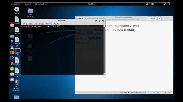 Enumeración de NetBIOS con nbtscan - Kali Linux смотреть онлайн