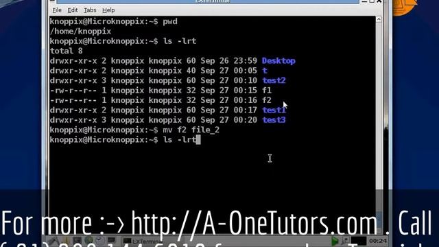 mv Command IN UNIX смотреть онлайн