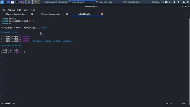How To Show Disk Usage Using Python смотреть онлайн
