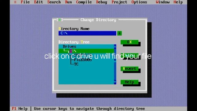 How to change directory in turbo c😉 смотреть онлайн