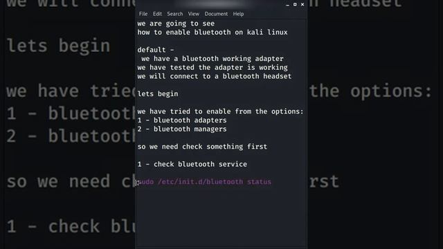 #Kali #Linux - How to enable Bluetooth Adapter using Terminal | Tech Guru | No Audio смотреть онлайн