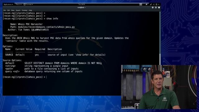 Recon-ng Kali Linux смотреть онлайн