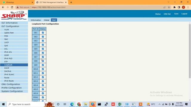 Loopback Configuration in EPON and GPON OLT | Full setup and Details Loopback in OLT смотреть онлайн