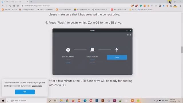 How to create bootable Pendrive for Zorin OS Installation Part I смотреть онлайн