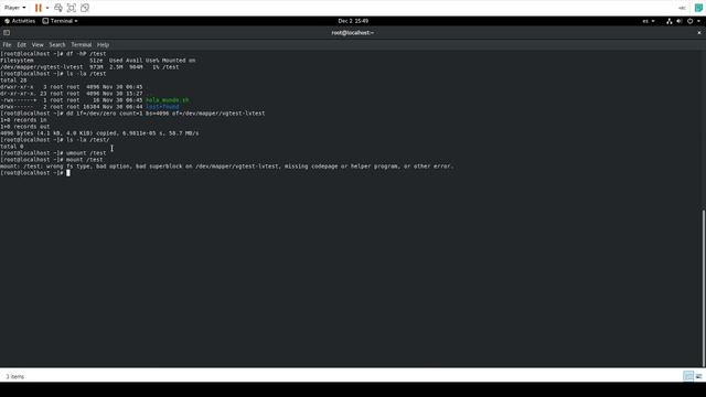 e2fsck - Reparar un Filesystem corrupto en Linux смотреть онлайн