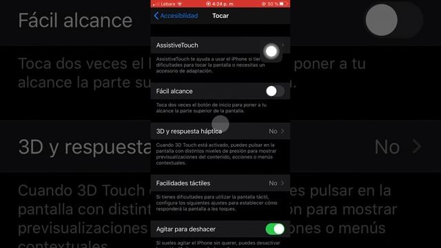 IOS remove black circle from center of screen quitar circulo negro o gris del centro de la pantalla смотреть онлайн