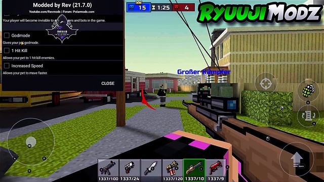 NEW! | PIXEL GUN 3D | MOD MENU! | Super Speed, Crosshair Mod + MORE! | Link In The Description! смотреть онлайн