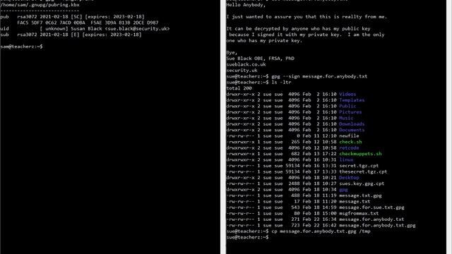 04 03 using gpg to sign a message смотреть онлайн