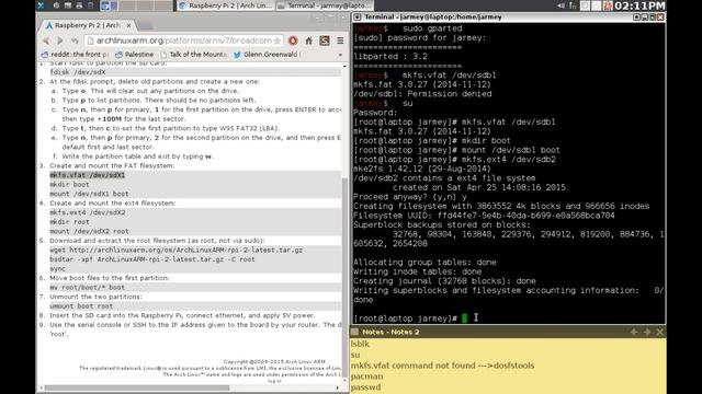 Install Arch Linux on a Raspberry Pi 2 смотреть онлайн