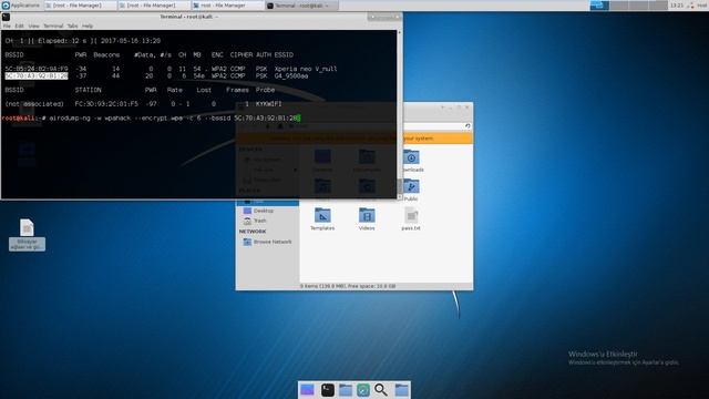 Bilgisayar ağ ve Güvenliği Dersi Aircrack-ng 1.2 Versiyon kullanımı смотреть онлайн