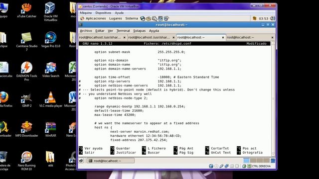 Configuracion servidor dhcp en CentOS 5.9 смотреть онлайн