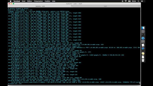 Tutoriel Capturer du trafic avec tcpdump смотреть онлайн