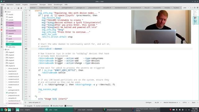 Build a LinuxFromScratch System Part V-12: Bootscripts смотреть онлайн