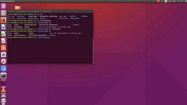 how to use rm command in ubuntu or linux смотреть онлайн