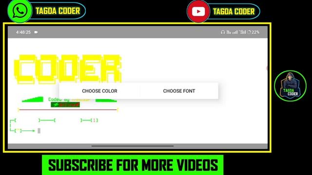 TERMUX : Change Fonts And Style | Tagda coder [Hindi] смотреть онлайн
