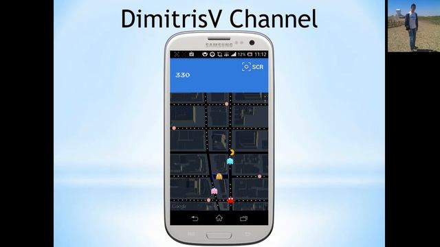 Play Pacman in Google Maps смотреть онлайн