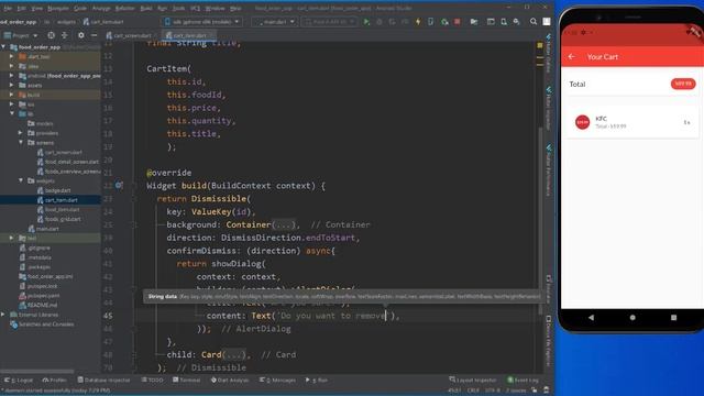 Flutter Bangla Tutorial | 68 | Using Dismissible Widget | Show Dialog смотреть онлайн
