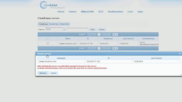 Cloudlinux OS license migration смотреть онлайн