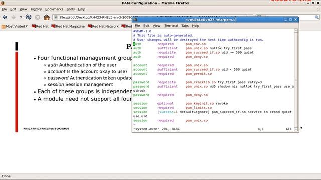 Unit 6 Linux User Authentication with NSS and PAM смотреть онлайн