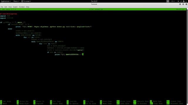 Simple python script for testing XSS (GET) смотреть онлайн