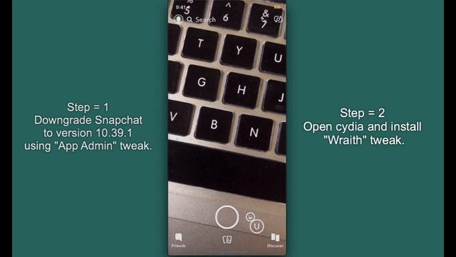 Snapchat : Upload Photo from Library (iOS 12 jailbreak) смотреть онлайн