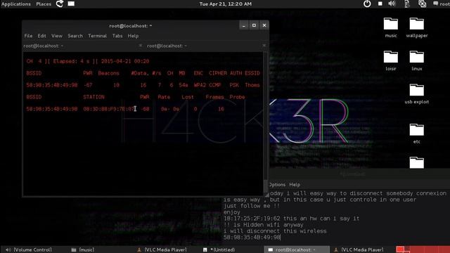 Disconnect somebody connection using Linux ! смотреть онлайн