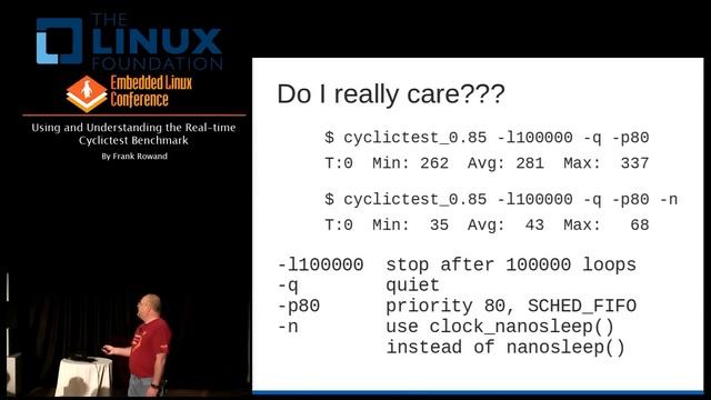 Embedded Linux Conference 2013 - Using and Understanding the Real-Time Cyclictest Benchmark смотреть онлайн