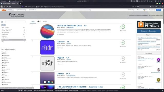 🐧 - Customizando Linux Ubuntu com Gnome Look смотреть онлайн