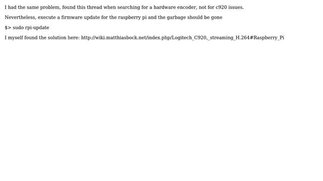 Raspberry Pi: Streaming H264 with Logitech C920 (5 Solutions!!) смотреть онлайн