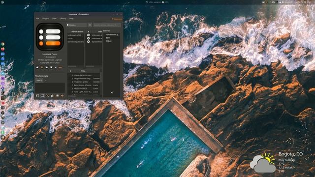 No despidas la música, escuchala con Sayonara en Linux смотреть онлайн