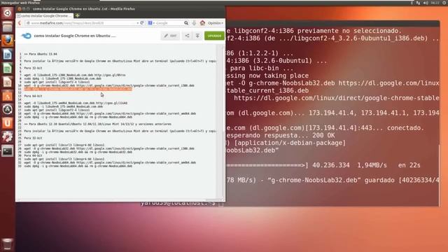 COMO INSTALAR GOOGLE CHROME EN CUALQUIER VERSIÓN DE UBUNTU O LINUX MINT UBUNTU LINUX UBUNTU смотреть онлайн