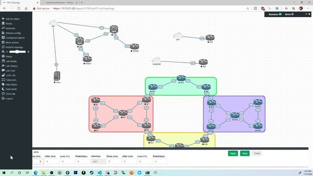 Adjust or Suspend the Link Quality in EVE-NG смотреть онлайн