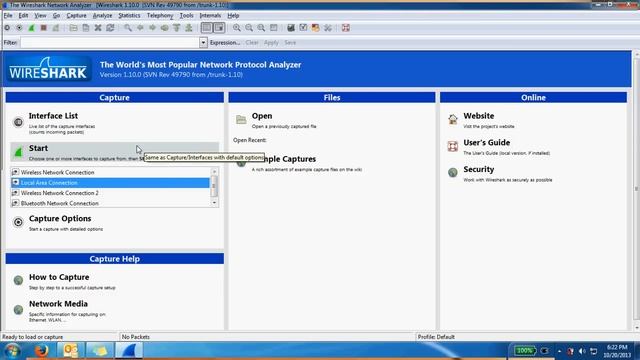 no interface in wireshark?/ Unable to start the trace in wireshark смотреть онлайн