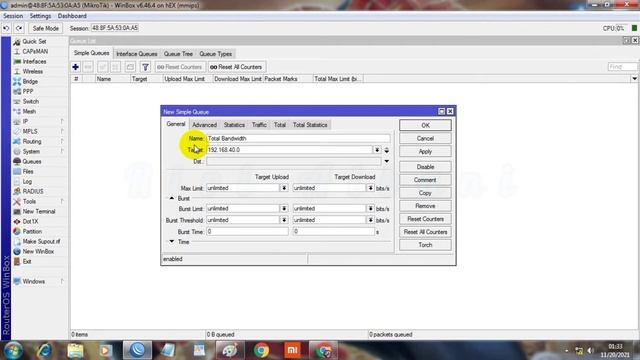 Bandwidth Management Menggunakan Simple Queue смотреть онлайн