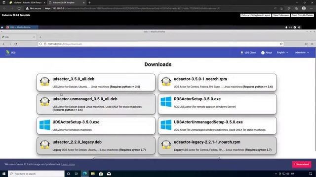 Configuration of a Linux VDI template with UDS Enterprise 3.5 смотреть онлайн