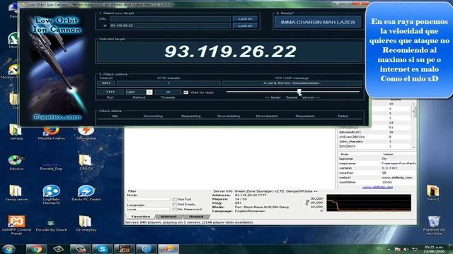 Como usar Loic para tirar servers de Samp смотреть онлайн