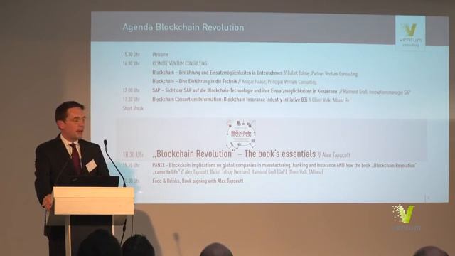Blockchain Revolution@Ventum 27 10 2016 #1 Keynote Balint Tolnay – Business Aspekte der Blockchain смотреть онлайн