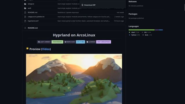 ArcoLinux : 3218 Hyprland - orginal source of the ArcoLinux config смотреть онлайн