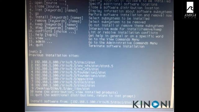 Tutorial, paso a paso, de instalación remota en red de IRIX 6.5.22m con DINA. смотреть онлайн