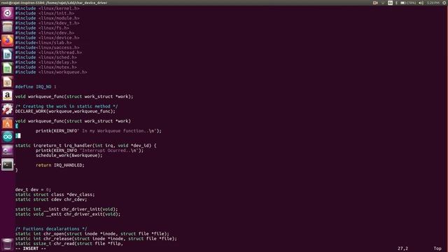 Linux Device Driver(Part-14) | Workqueue in Linux drivers | Static & Dynamic Method | Own workqueue смотреть онлайн