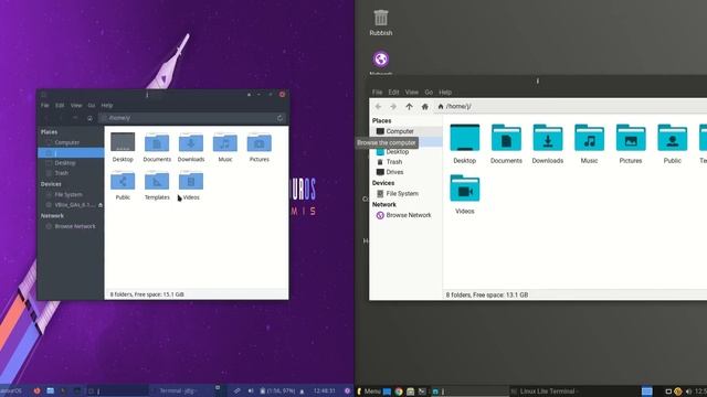 Endeavour OS 22.6 vs Linux Lite 6 | XFCE Desktop Editions смотреть онлайн