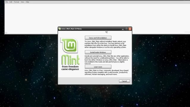 INSTALLING LINUX MINT USING MINT4WIN смотреть онлайн