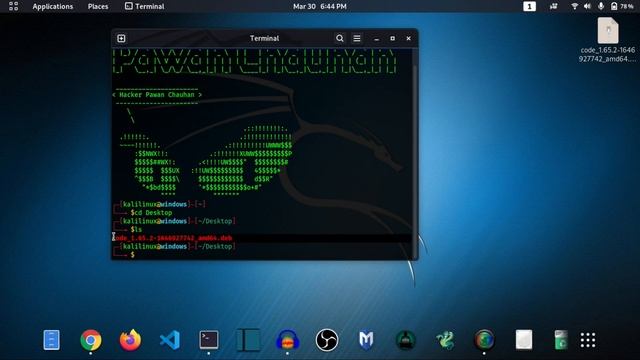 How to Install VS Code on Kali Linux || Code with Pawan смотреть онлайн