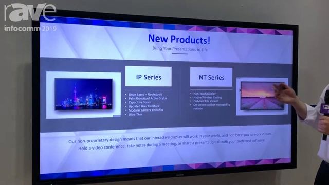 InfoComm 2019: Newline Interactive Adds IP75 75