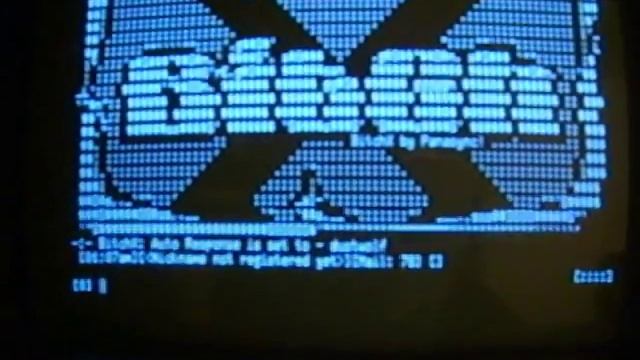 BitchX on a VT100 смотреть онлайн