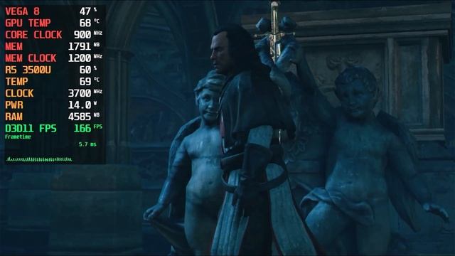 Assassin's Creed: Unity | Ryzen 5 3500U | VEGA 8 | 12GB RAM | 35W TDP [Lenovo Ideapad S145] смотреть онлайн