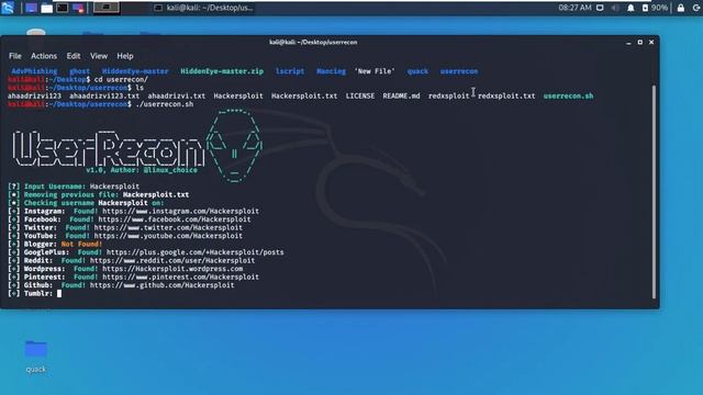 Find username over 75 social networks - Kali Linux tutorial #kalilinux смотреть онлайн