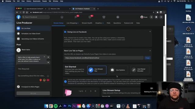 How to Stream with a Webcam and PowerPoint on Facebook Live смотреть онлайн